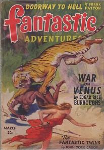 FANTASTIC ADVENTURES; War on Venus March 1942, Vol. 4, No. 3