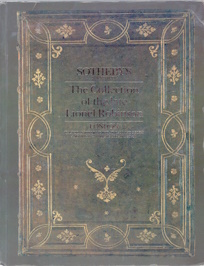 The collection of the late Lionel Robinson, Esq