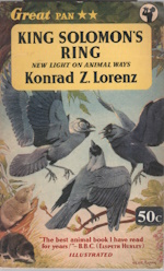 King Solomon's ring : new light on animal ways ; translated by Marjorie Kerr Wilson ; with a foreword by Julian Huxley