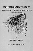 Insects and Plants: Parallel Evolution & Adaptations, Second Edition (FLORA AND FAUNA HANDBOOK)