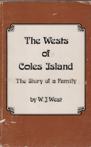 Image for THE WESTS OF COLES ISLAND; The Story of a Family, THE WESTS OF COLES ISLAND; The Story of a Family,