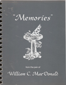 Image for Memories, from the pen of William C. MacDonald. Memories, from the pen of William C. MacDonald.