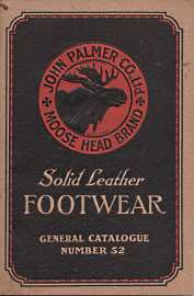 Image for Palmer's Moose Head brand solid leather footwear, General Catalogue Number 52; 1929,