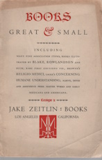 BOOKS GREAT & SMALL, Catalog IX